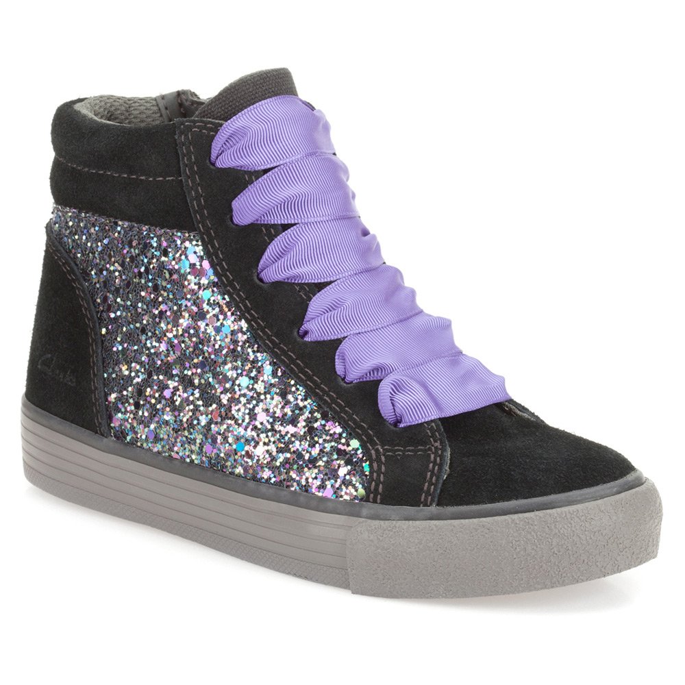 clarks sneakers kids black