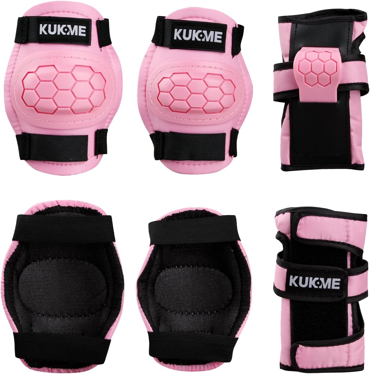 Smartodoors Kids Knee Pads Elbow Pads Wrist Guards 3 in 1 Protective Gear Set for Biking, Skating, Cycling, and Rollerblading Scooter, fit for Girls and Boys
