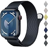 Stainless Steel Milanese Loop Compatible with Apple Watch Bands 38mm 40mm 41mm 42mm men and women, Magnetic Clasp Replacement for iWatch Ultra Series 11 10 9 8 7 SE 6 5 4 3 2 1