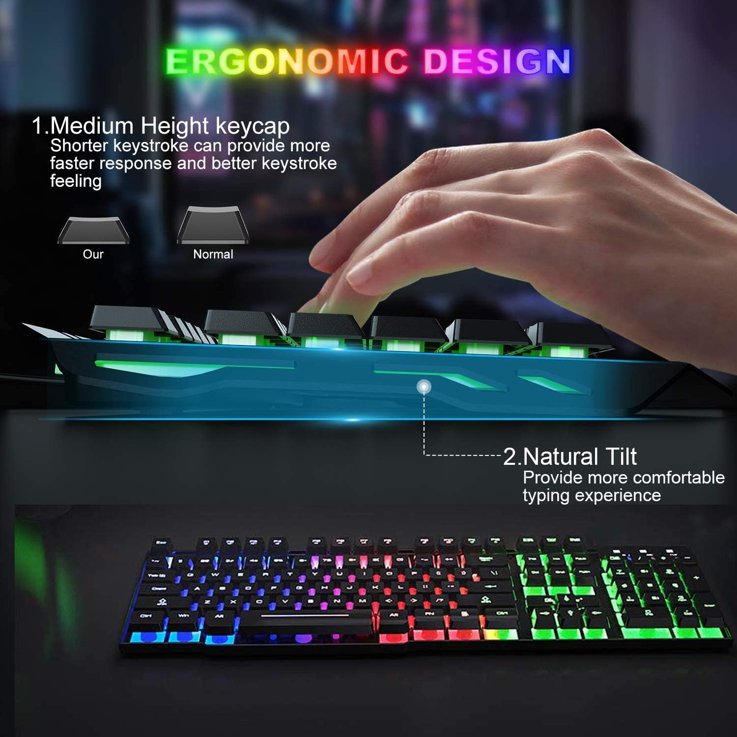 Wireless Keyboard Mouse Combo - Image 5