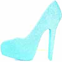 tiffany glitter heels