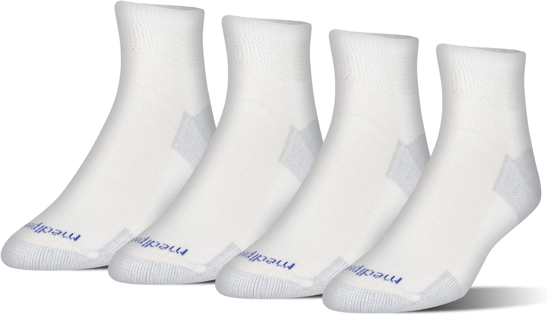 womens Nanoglide Quarter Socks, 4-pack