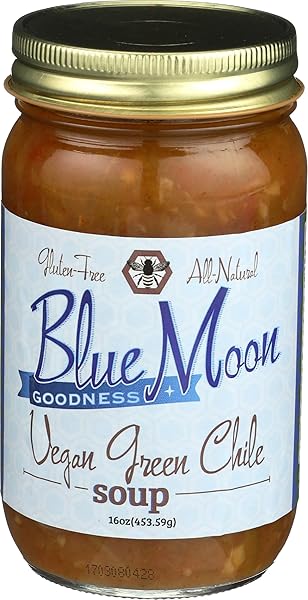 BLUE MOON GOODNESS, SOUP VEGAN GREEN CHILI, 16...