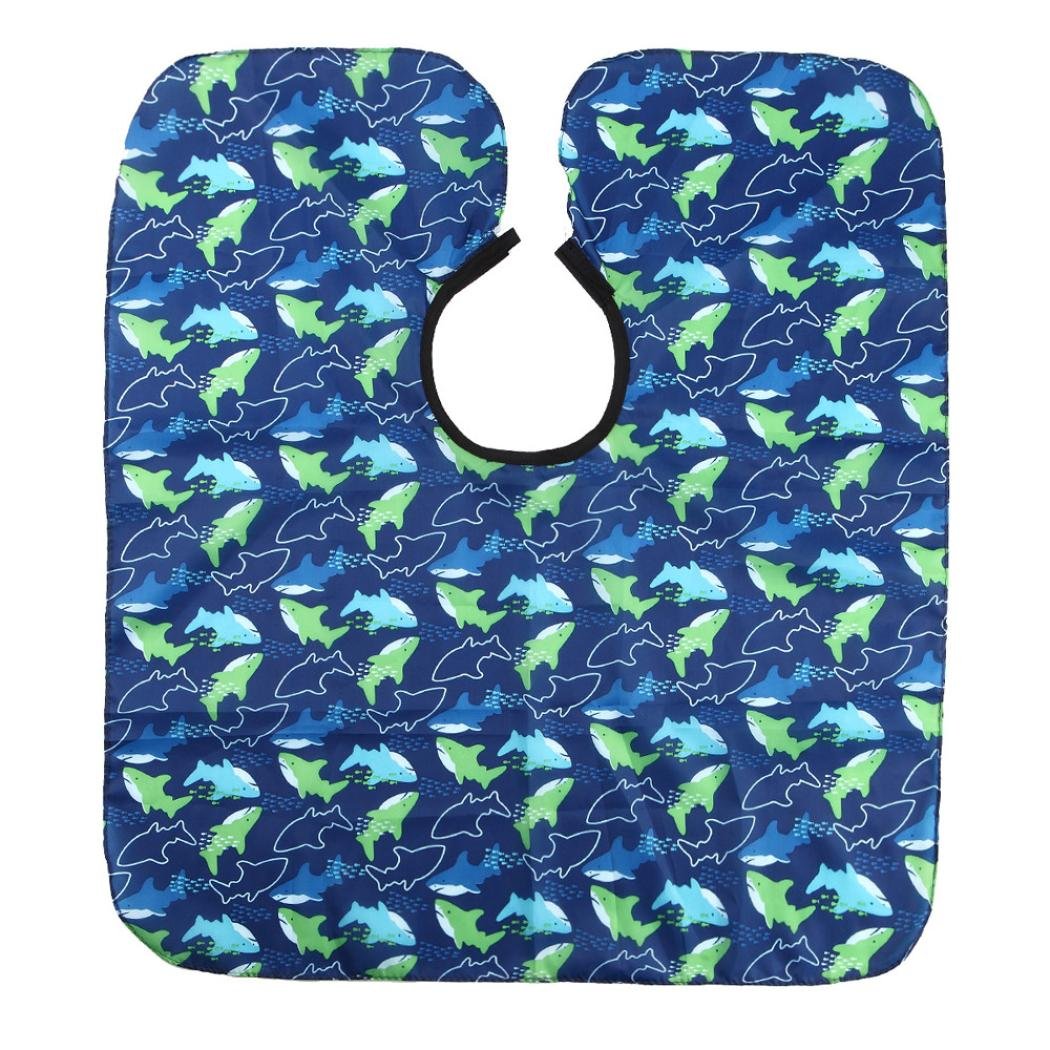 YJYdada Children Cutting Hair Waterproof Cloth Salon Barber Gown Cape Hairdressing