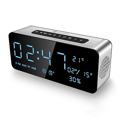 Bluetooth Alarm Clock Radio con altavoces para Argentina Ubuy