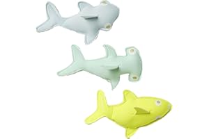 SUNNYLIFE Dive Buddies | Salty The Shark Aqua Neon Yellow