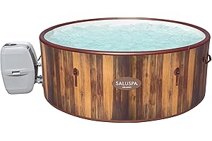 Bestway SaluSpa Helsinki Inflatable Hot Tub Spa (71" x 26") | Features 180 Bubble Jets | Fits Up to 5 Persons