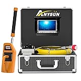 Sewer Camera with Locator, Anysun 165FT with 512HZ