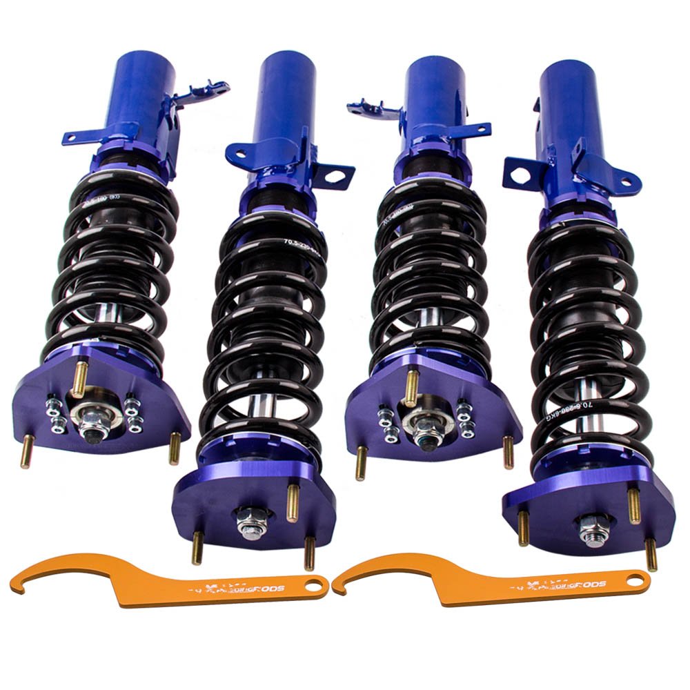Amazon.com: Adj. Height Coilovers kit for Toyota Corolla Levin 88-99 E90  E100 E110 AE92 AE101 AE111 Coil over Shocks Struts - Blue: Automotive