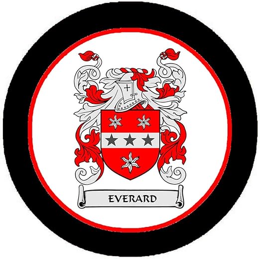 Everard Family Crest 3" Coat of Arms Fridge Round Amazon.co.uk Clothing