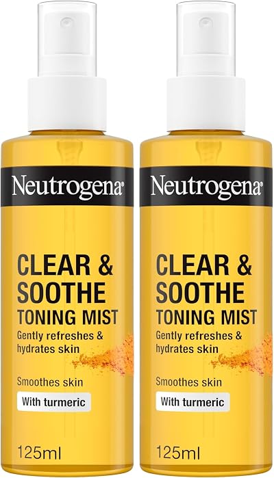 Neutrogena Clear & Soothe Toning Mist 2x125ml Hydrating Face Mist