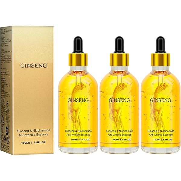 Amazon.com: Ginseng & Niacinamide Anti-Wrinkle Facial Essence, 3.4