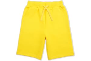 JIAHONG Boys Shorts Soft Drawstring Summer Athletic Shorts Pull on Short Classic Boy Toddler Shorts 3-12 Years