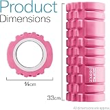 Core Balance Foam Roller Deep Tissue Massage Grid Roller 33x14 cm EVA view 6