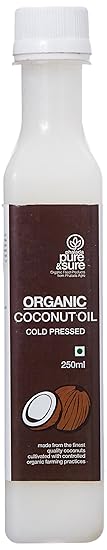 Pure & Sure Organic Coconut Oil, 250ml