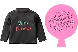 XUTENGY Christmas Elf Doll Accessories Kit，Holiday Elf Doll Clothes Outfit for Boy Girl Kids Pet (Gag)