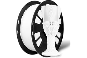 OEM MIKA3D 1.75mm 1Kg White PLA 3D Printer Filament, Widely Support for FDM 3D Printer/3D Pen on Market, High Diameter Tolerance, 2.2lbs 3D Printing Normal PLA Material