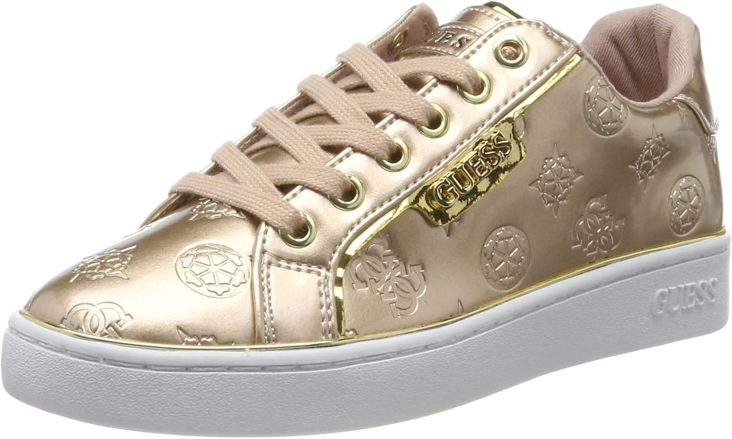 GUESS Women�s LowTop Gymnastics Shoes, Beige