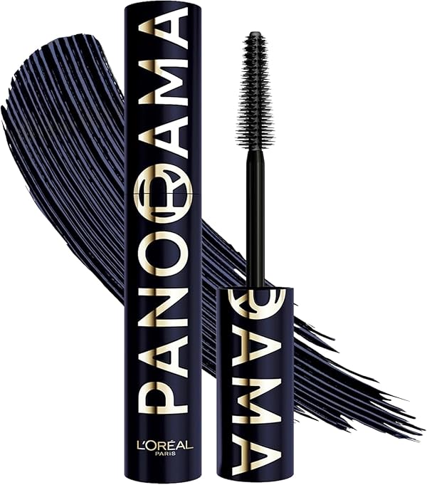 L’Oréal Paris Panorama Chromatic Mascara, Intensive Farbe, 24h Halt, Panorama-Volumen von Winkel zu Winkel, Für definierte und volle Wimpern, Farbe: Bordeux Cashmere