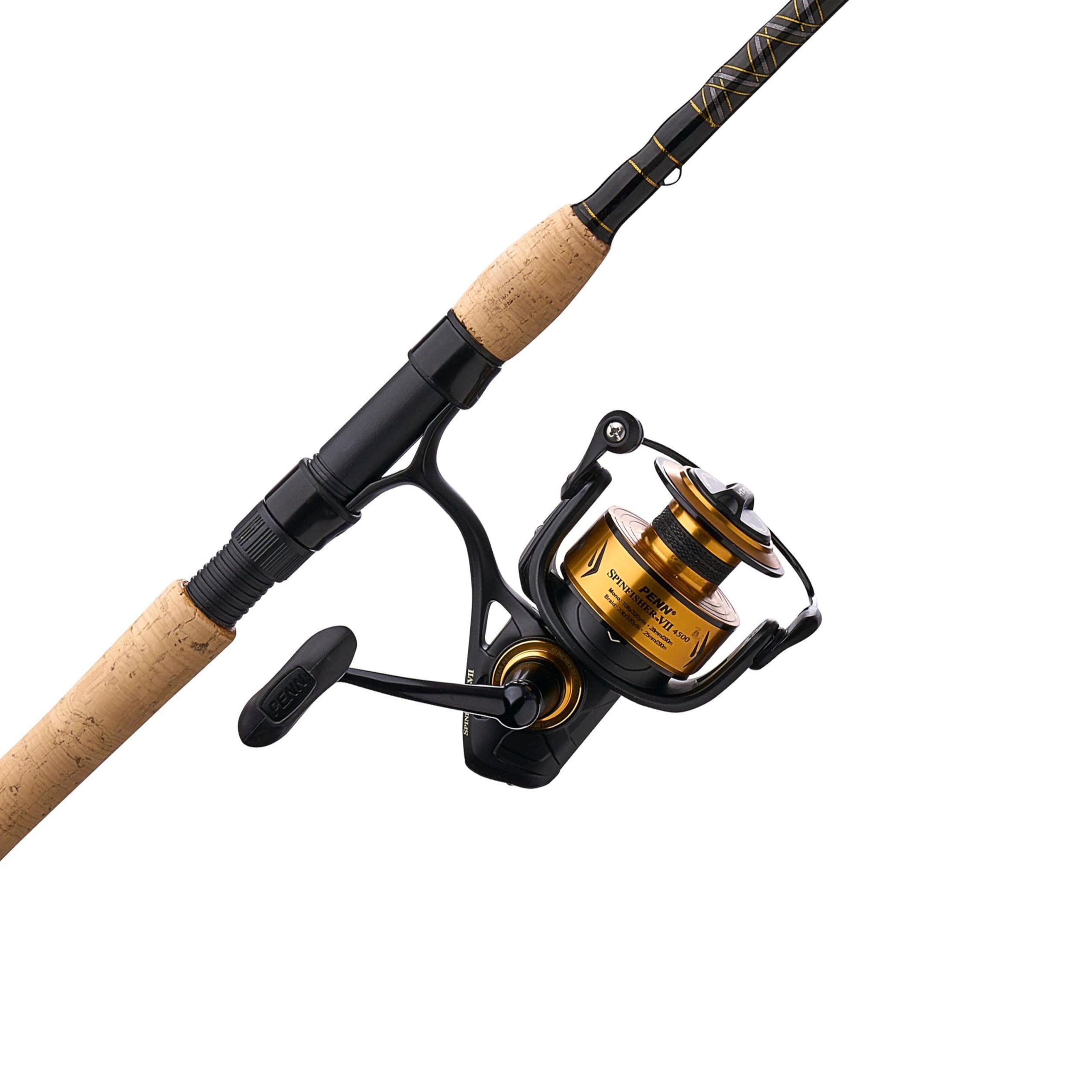 Photo 1 of ***** DONT HAVE REEL *** PENN 7' Spinfisher VII Spinning Fishing Rod & 4500 , 10-17lb Line Rating, Medium Power, IPX5 Sealing, CNC Gear Technology with Brass Main Gear, Black/Gold