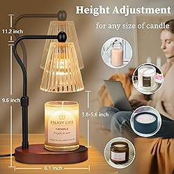 seenlast Candle Warmer Lamp with Timer Dimmer