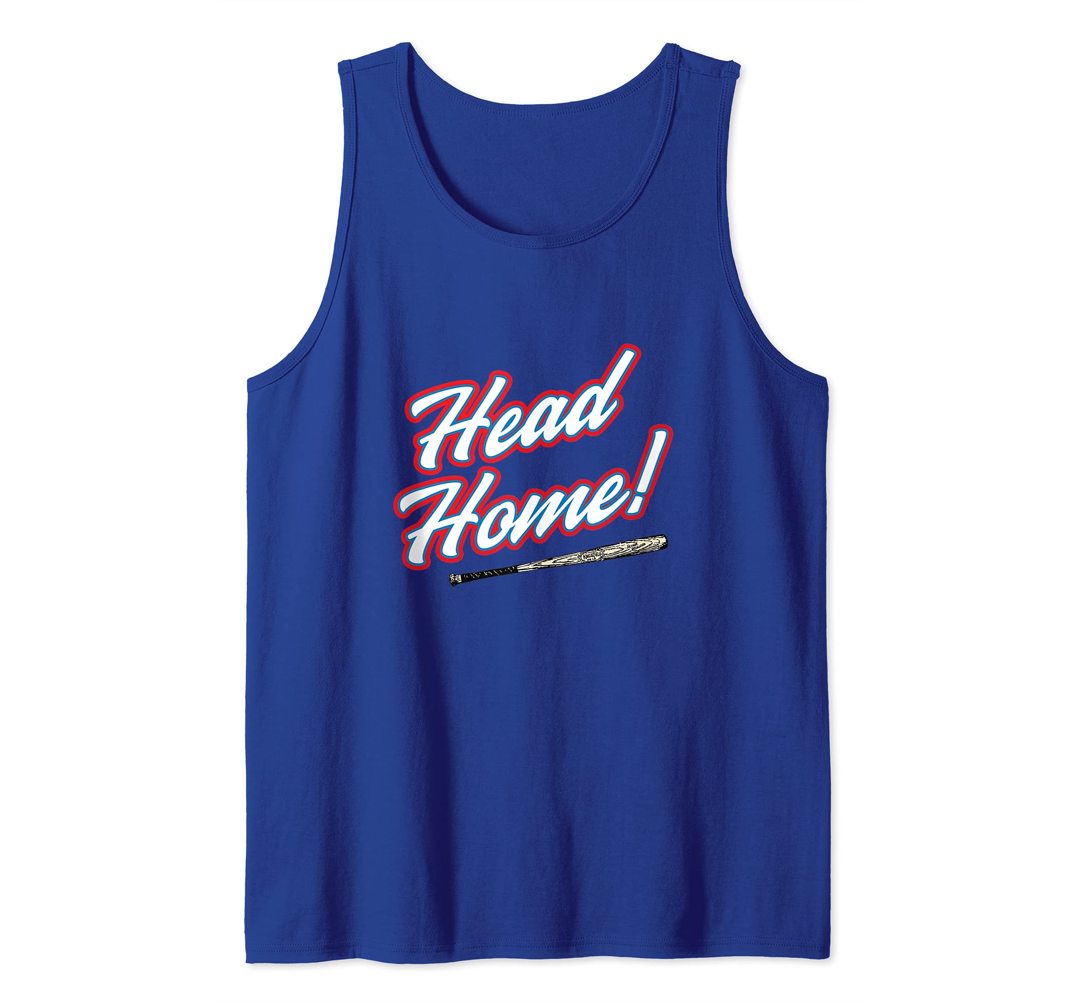 Head to Home! Fun Baseball Softball Graphic Tank Top