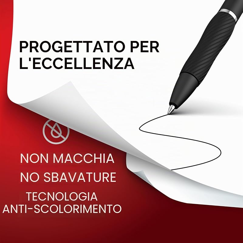 S-Gel | Penne gel | Punta media (0,7 mm) | Inchiostro blu | Confezione da 12