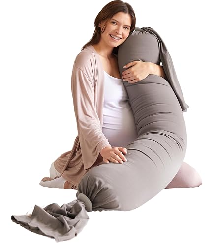 Snoogle Total Sham Style Leachco Snoogle Total - Gray Sham Style Body ...