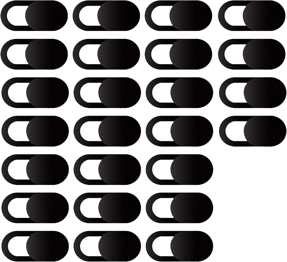 ReFind Webcam Cover 25 Pack Ultra Thin Laptop Camera Slider Privacy Sticker
