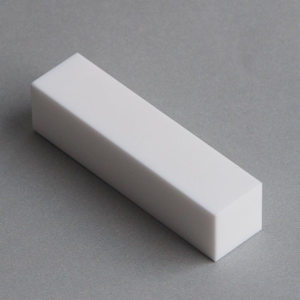 MAC4-0803, Machinable Ceramic Bar, 1/2" X 1/2" Square X 3" Long