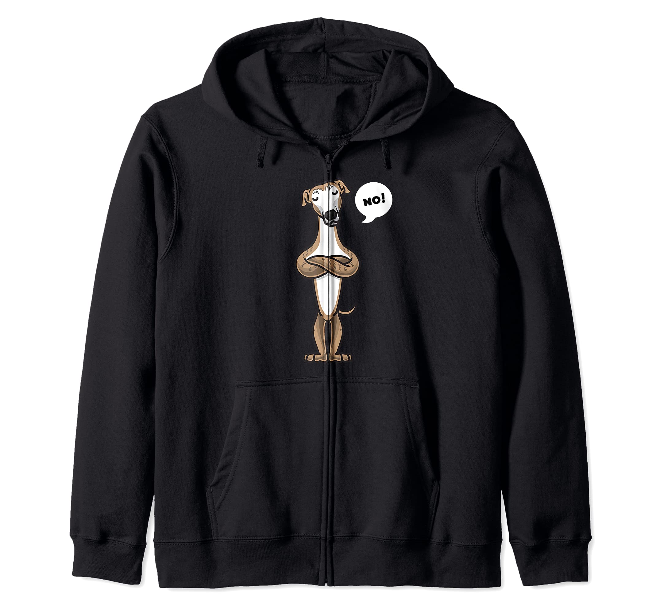 Stubborn Galgo Español Dog Owner Zip Hoodie