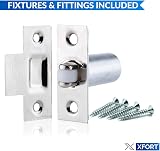 XFORT Adjustable Roller Catch Polished Chrome Ball Door Latch Cupboard Cabinet view 2