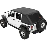 Bestop Ascent Black Diamond 5682535 for Jeep Wrangler JK 4-Door 2007-2018 | Fits Jeep Wrangler JK Unlimited, 4-Door, 2007-2018, Black Diamond, 3-Year Warranty