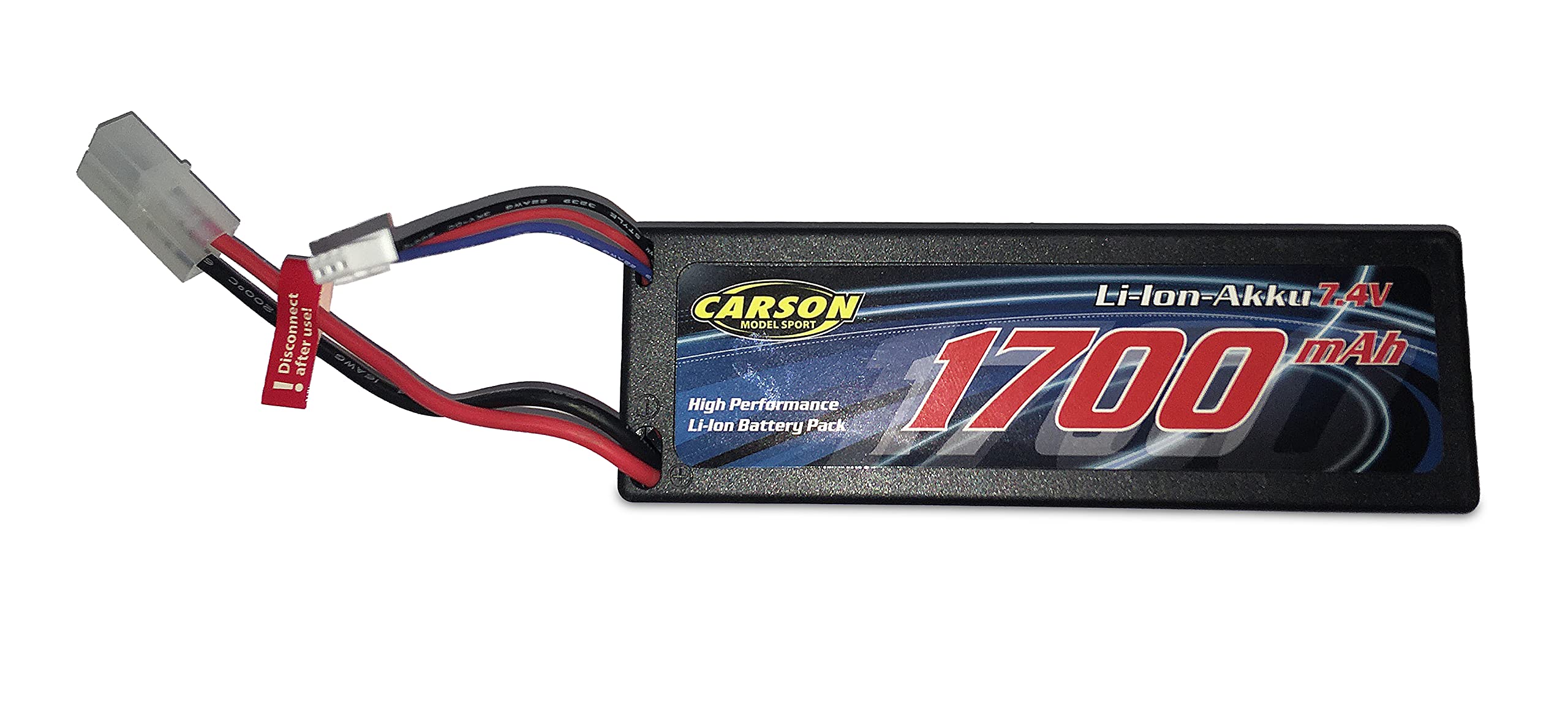 Carson 500608139 Li-Ion Battery 7.4 V / 1700 mAh