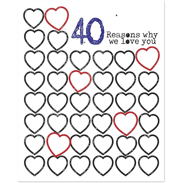 Amazon.com: 11x14 in 40 Reasons Why We Love You Poster Print - 40th Birthday Party Decorations for Men or Women // 40th Birthday Gift // Anniversary Gift For Her or Him // amazon-com-11x14-in-40-reasons-why-we-love-you-poster-print-40th-birthday-party-decorations-for-men-or-women-40th-birthday-gift-anniversary-gift-for-her-or-him