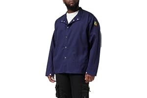 Black Stallion FN9-30C 30" 9oz. Navy FR Cotton Welding Jacket
