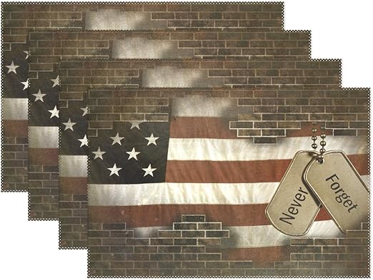 Amazon Com Alaza Heat Resistant Placemats For Kitchen Table Mats