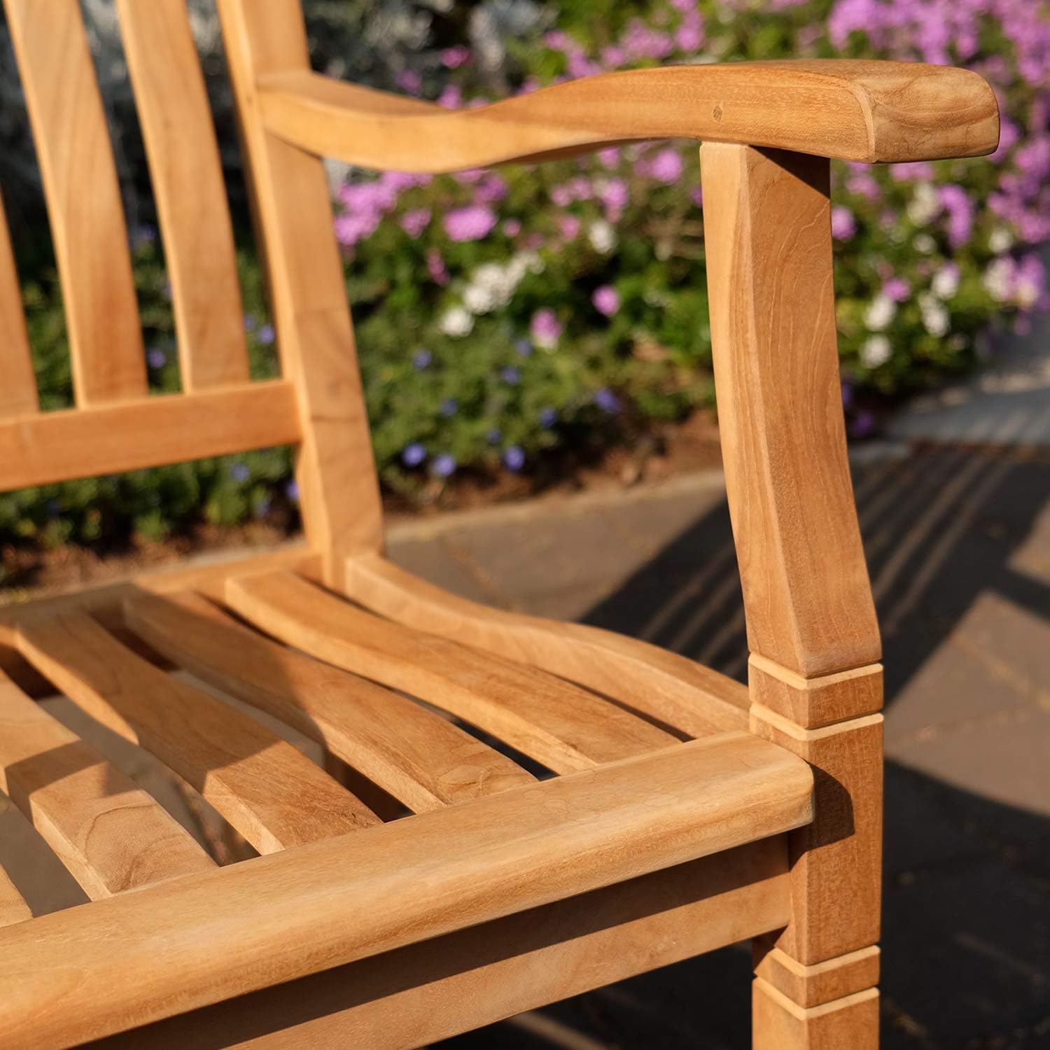 Cambridge Casual Indonesian Arie, Rocking Chair, Single Item/Natural Teak: Garden & Outdoor
