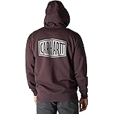 Carhartt Men's Rain Defender Loose Fit Midweight Logo Graphic Sweatshirt