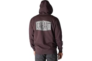 Carhartt Men's Rain Defender Loose Fit Midweight Logo Graphic Sweatshirt