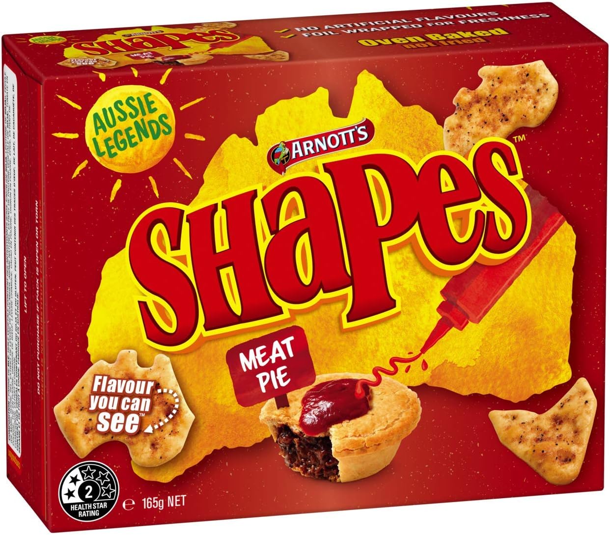 Arnotts Shapes Meat Pie 165g