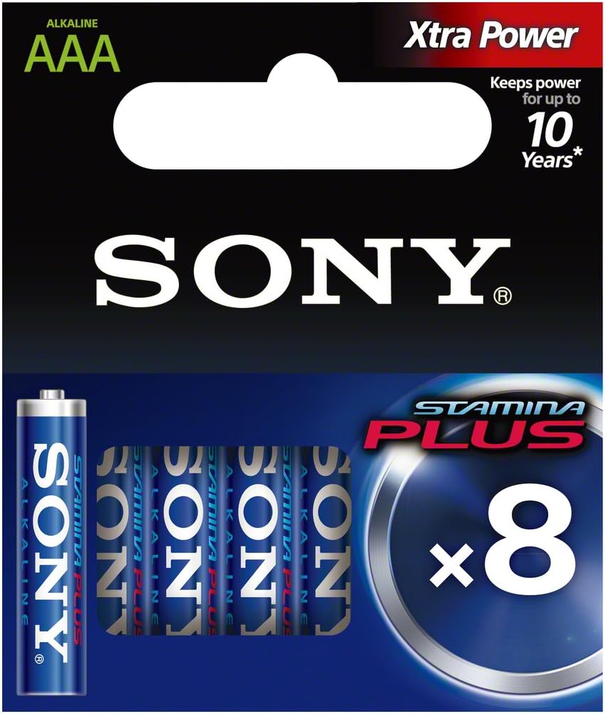 Sony 8 LR03/AAA Alkaline Batteries Amazon.co.uk Health & Personal Care