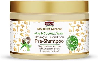 African Pride Moisture Miracle Detangle & Condition Pre-Shampoo 12 oz