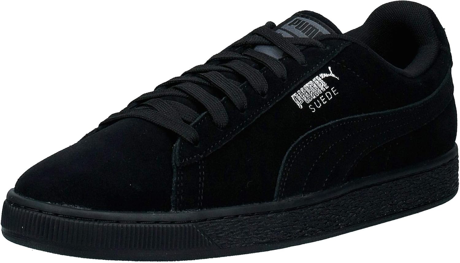 puma suede black dark shadow