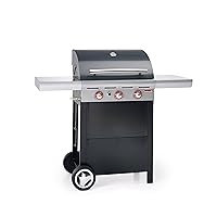  Spring 300 grau Barbecook Gas-Grillstation schwarz groß 2+1 Gas Brenner 3-flammig Garten ✔ Rollen ✔ Deckel ✔ Seitentische beidseitig ✔ eckig ✔ rollbar ✔ stehend grillen ✔ Grillen mit Gas ✔ mit Station ✔ mit Rädern 