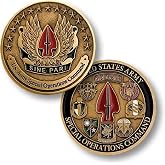 U.S. Army Special Operations Command Sine Pari Challenge Coin