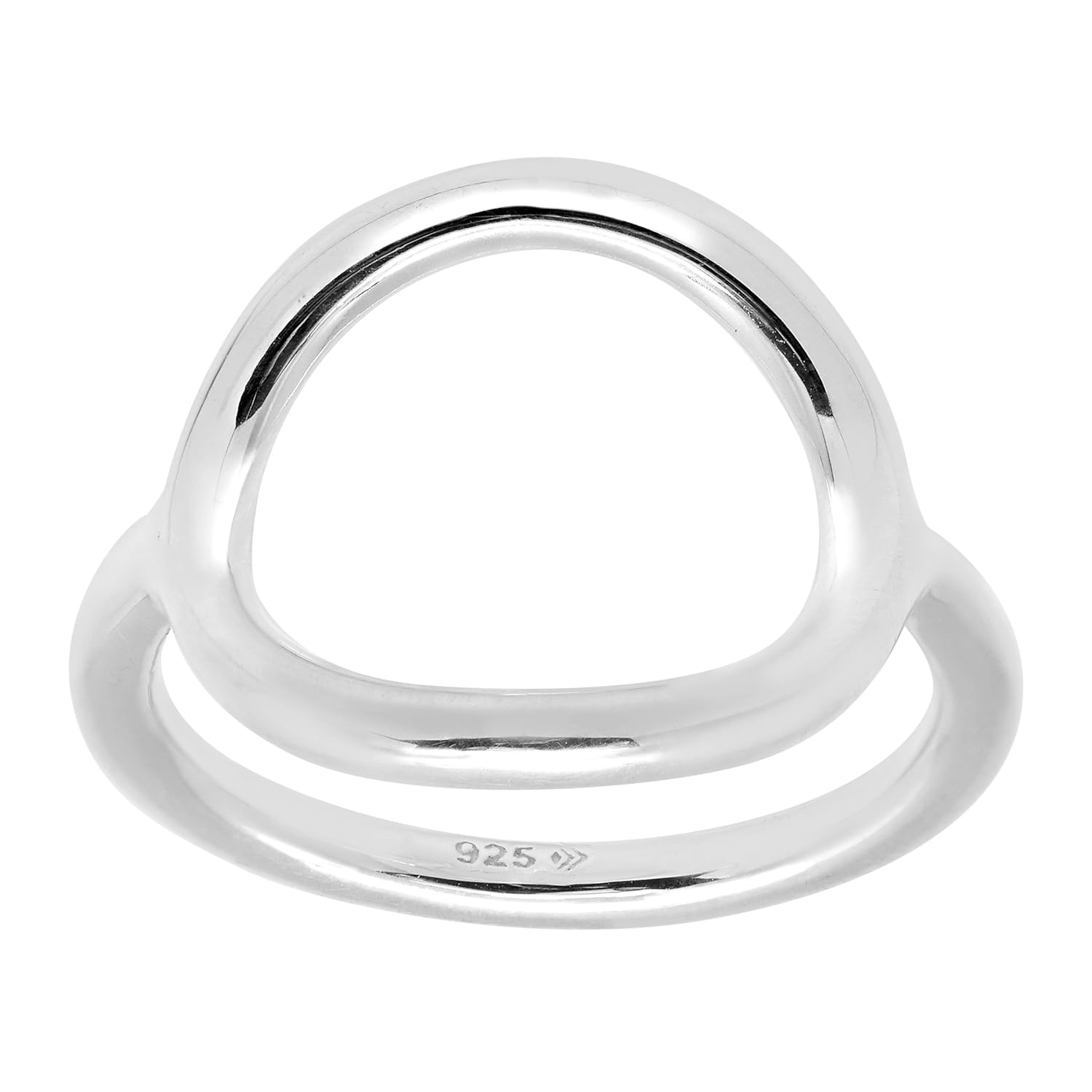 Silpada 'Karma' Open Circle Ring in Sterling Silver