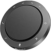 N newline Conference Speaker and Microphone, Dual AI Mics with 360° Voice Pickup & Clear Sound, 10–14H Call Time, Bluetooth & USB-C/A Connection, Speakerphone for 1–6 People, Small Teams & Home Office