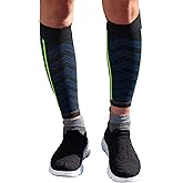 Zensah Featherweight Compression Leg Sleeves - Relieve Shin Splints, Calf Strains