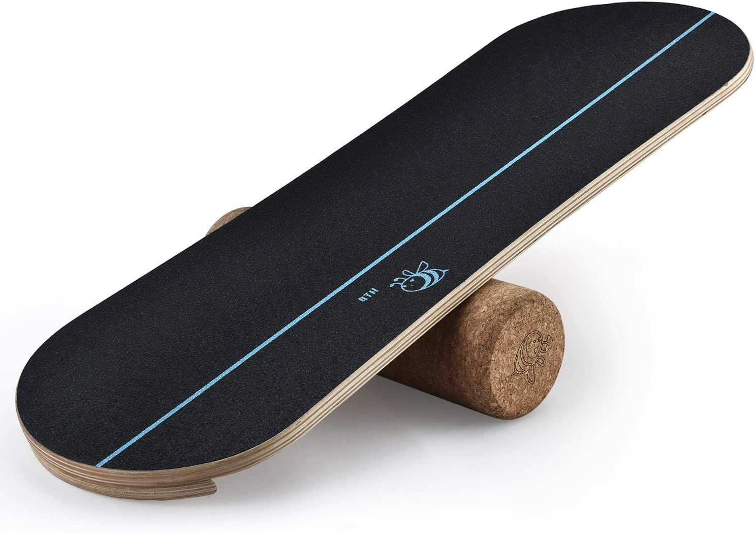 4TH Bee Core Balance Board for Exercise Training-Board Exercise for Fitness with Roller- Board Balancing for Surf,Ski, Snowboard and Skateboarding.